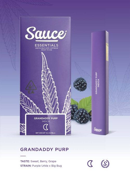 Sauce - Grandaddy Purple - 1g Disposable
