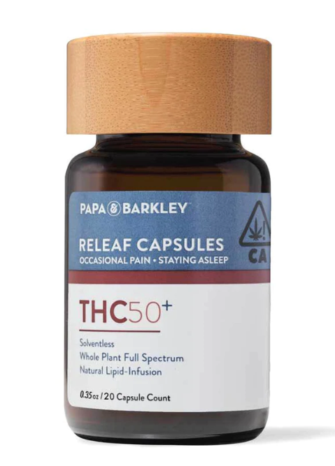 Papa & Barkley 50 mg THC Capsules